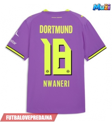 Lacne Muži Futbalové dres Borussia Dortmund Ethan Nwaneri #18 2026-27 Krátky Rukáv - Tretina